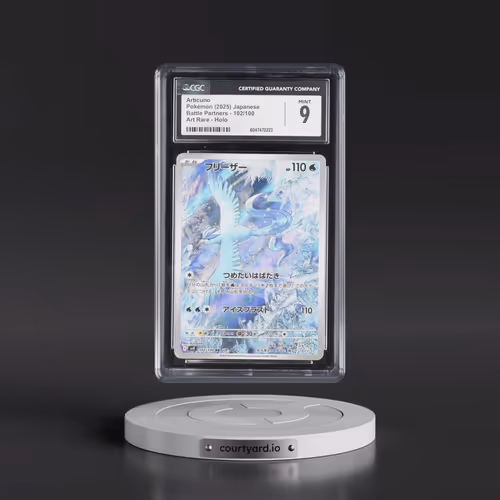 2025 Battle Partners - sv9 #102/100 Articuno - Art Rare Holo (CGC 9 MINT)