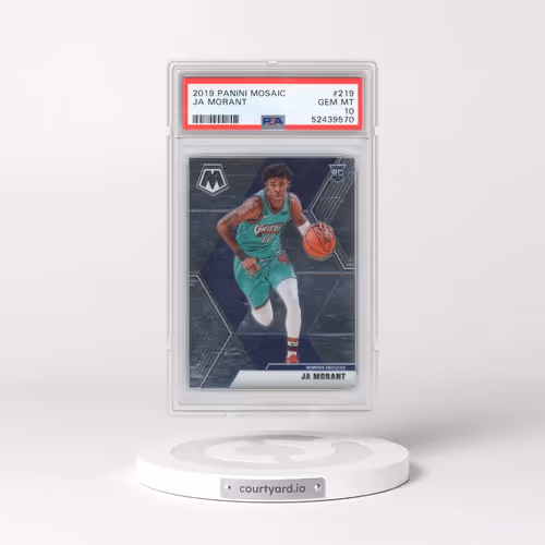 2019 Panini Mosaic #219 Ja Morant (PSA 10 GEM MINT)