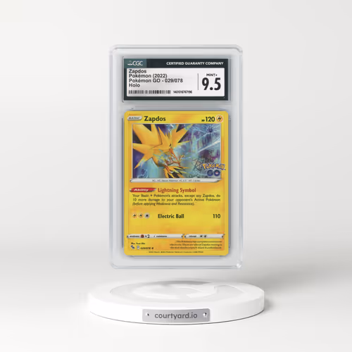 2022 Pokémon GO #029/078 Zapdos - Holo (CGC 9.5 MINT+)