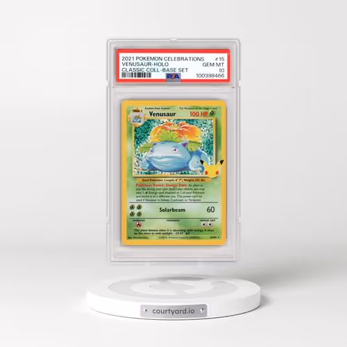 2021 Pokémon Celebrations Classic Collection #15 Venusaur - Holo (PSA 10 GEM MINT)