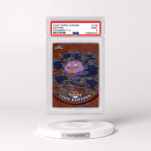 2000 Topps Chrome Pokémon T.V. #109 Koffing (PSA 9 MINT)