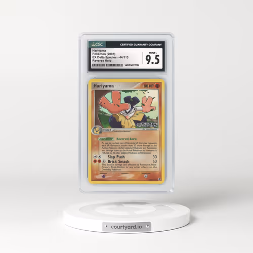 2005 EX Delta Species #44 Hariyama - Holo (CGC 9.5 MINT+)