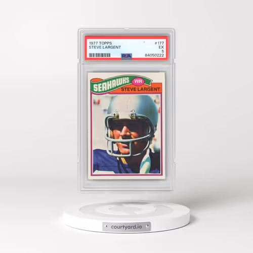 1977 Topps #177 Steve Largent (PSA 5 EX)