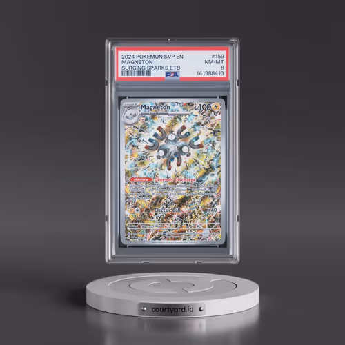 2024 Pokémon Svp EN-SV Black Star Promo #159 Magneton - Surging Sparks Elite Trainer Box (PSA 8 NM-M