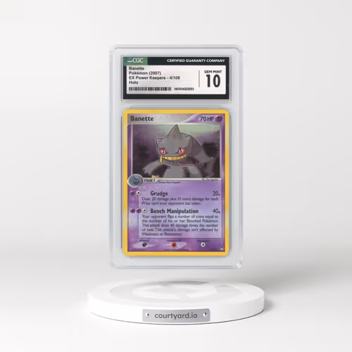 2007 EX Power Keepers #4 Banette - Holo (CGC 10 GEM MINT)