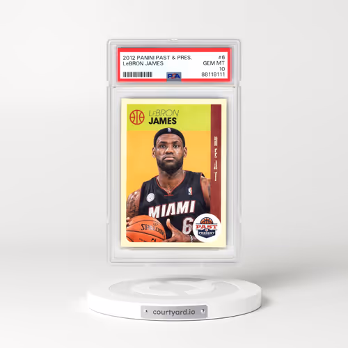 2012 Panini Past & Present #6 LeBron James (PSA 10 GEM MINT)