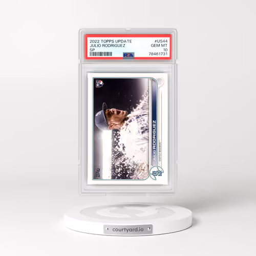 2022 Topps Update #US44 Julio Rodriguez - SP (PSA 10 GEM MINT)