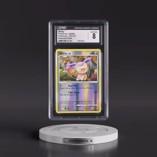 2009 Platinum #93/127 Skitty - Reverse Holo (CGC 8 NM-MT)