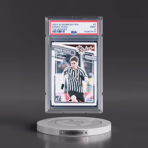 2023-24 Panini Donruss FIFA the Rookies #2 Kenan Yildiz (PSA 9 MINT)