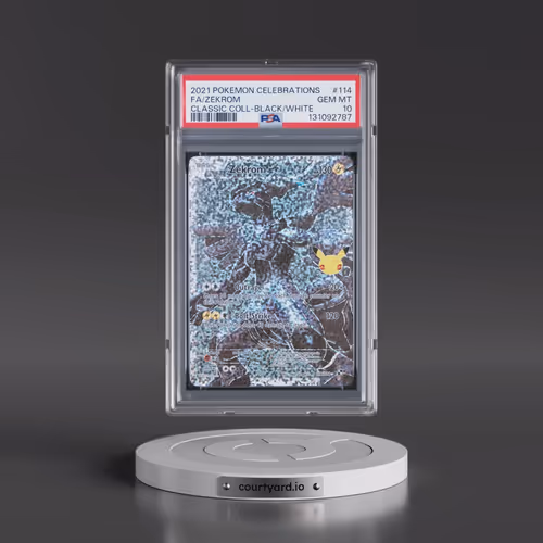 2021 Pokémon Celebrations Classic Collection #114 Zekrom - Full Art (PSA 10 GEM MINT)