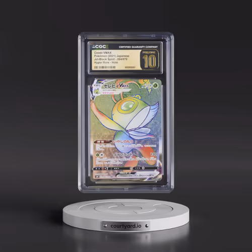 2021 Jet-Black Spirit #084/070 Celebi VMAX - Hyper Rare Holo (CGC 10 PRISTINE)
