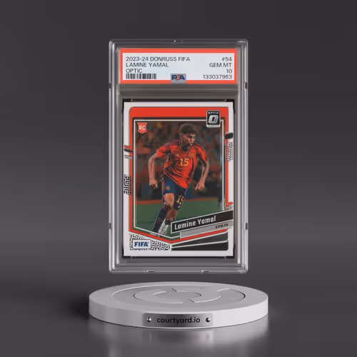 2023-24 Panini Donruss FIFA #54 Lamine Yamal - Optic (PSA 10 GEM MINT)