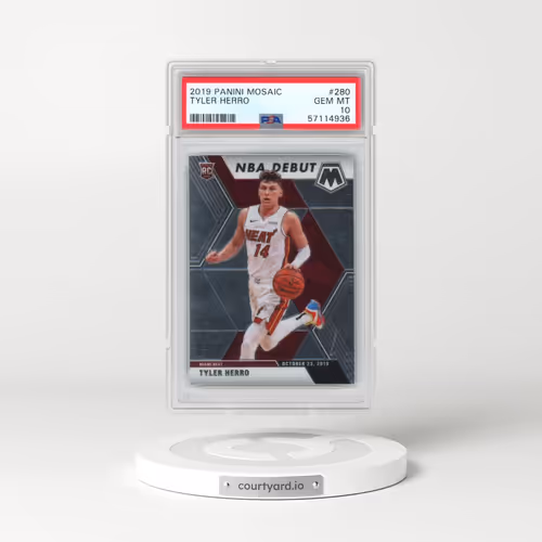 2019 Panini Mosaic #280 Tyler Herro (PSA 10 GEM MINT)
