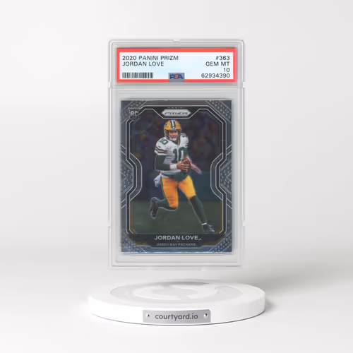 2020 Panini Prizm #363 Jordan Love (PSA 10 GEM MINT)