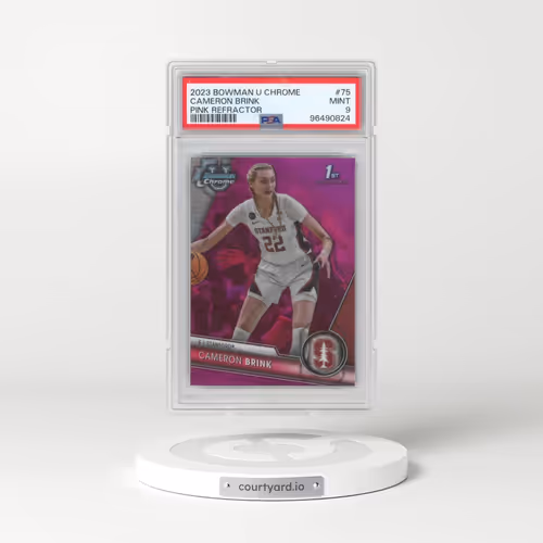 2023 Bowman University Chrome #75 Cameron Brink - Pink Refractor (PSA 9 MINT)