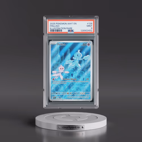 2025 Pokémon Wht EN-White Flare #126 Frillish - Illustration Rare (PSA 9 MINT)