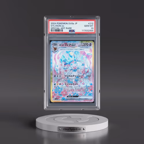 2024 Pokémon Sv8a-Terastal Fest EX #212 Sylveon EX - Holo Special Art Rare (PSA 10 GEM MINT)