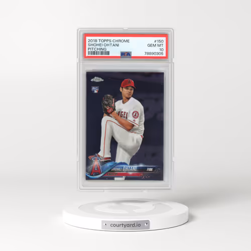 2018 Topps Chrome #150 Shohei Ohtani - Pitching (PSA 10 GEM MINT)