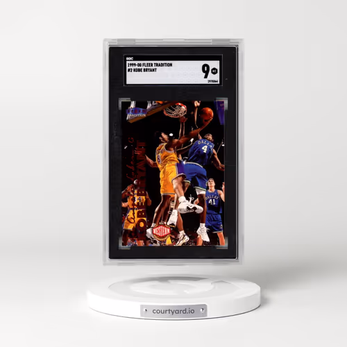 1999 Fleer Tradition #2 Kobe Bryant (SGC 9 MINT)