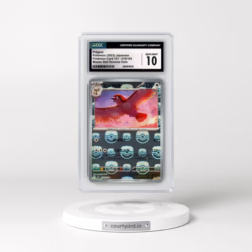 2023 Pokémon Card 151 #018/165 Pidgeot - Master Ball Holo (CGC 10 GEM MINT)