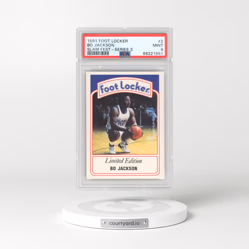 1991 Foot Locker Slam Fest #2 Bo Jackson - Series 3 (PSA 9 MINT)