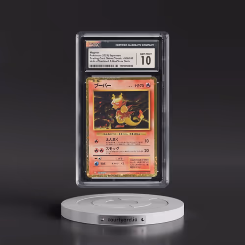 2023 Trading Card Game Classic - CLF, CLL, CLK #006/032 Magmar - Charizard & Ho-Oh ex Deck - CLL Hol