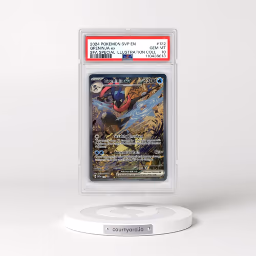 2024 Pokémon Svp EN-SV Black Star Promo #132 Greninja EX - Holo Shrouded Fable Special Illustration