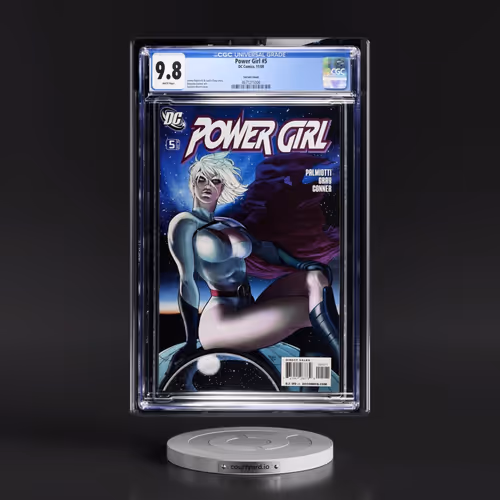 Power Girl #5 CGC 9.8 White Pages (DC Comics, 11/09) - Universal Variant Cover