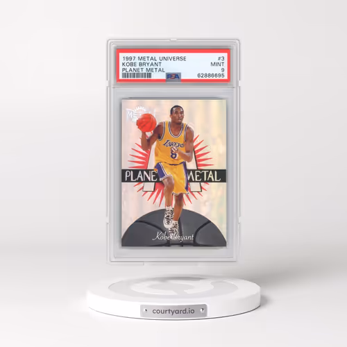 1997 Metal Universe Planet Metal #3 Kobe Bryant (PSA 9 MINT)