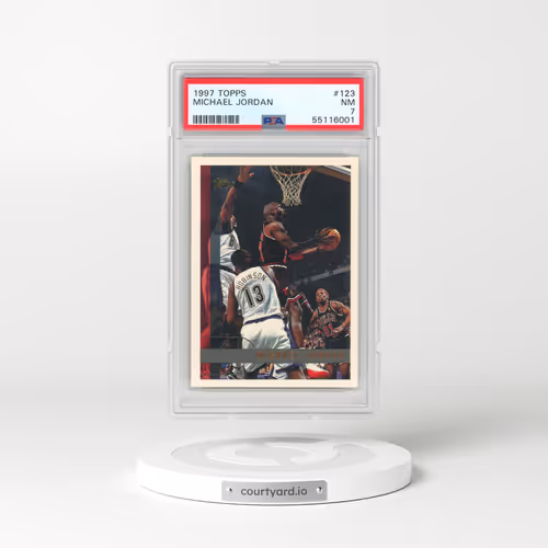 1997 Topps #123 Michael Jordan (PSA 7 NM)