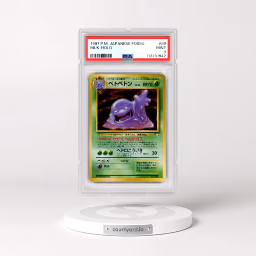1997 Pokémon Fossil #89 Muk - Holo (PSA 9 MINT)