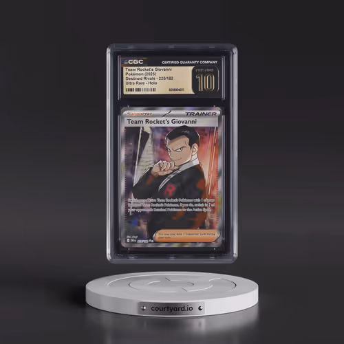 2025 Pokémon Dri EN-Destined Rivals #225 Team Rocket's Giovanni - Ultra Rare (CGC 10 PRISTINE)