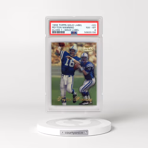 1998 Topps Gold Label Class 1 #20 Peyton Manning - Class 1-Gold Label (PSA 8 NM-MT)