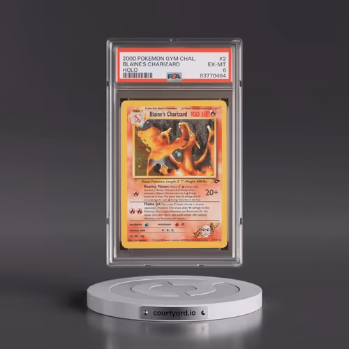 2000 Pokémon Gym Challenge #2 Blaine's Charizard - Holo (PSA 6 EX-MT)