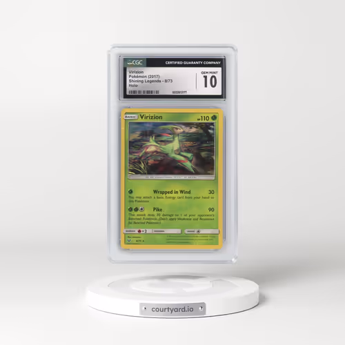 2017 Shining Legends #8/73 Virizion - Holo (CGC 10 GEM MINT)