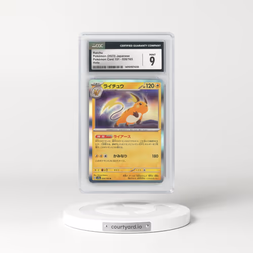 2023 Pokémon Card 151 #026/165 Raichu - Holo (CGC 9 MINT)