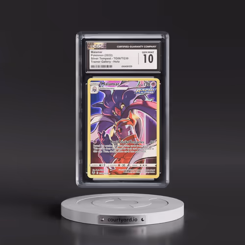 2022 Silver Tempest #TG06/TG30 Malamar - Trainer Gallery Holo (CGC 10 GEM MINT)