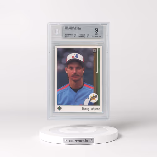 1989 Upper Deck #25 Randy Johnson - Star Rookie (BGS 9 MINT)