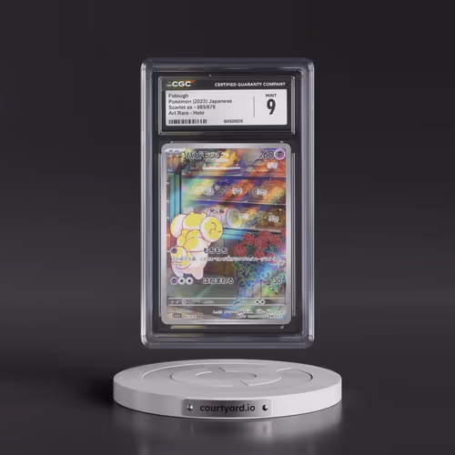 2023 Scarlet ex #085/078 Fidough - Art Rare Holo (CGC 9 MINT)