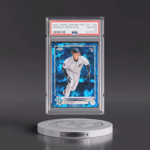 2022 Topps Chrome Update Sapphire Edition #20 Spencer Torkelson (PSA 10 GEM MINT)