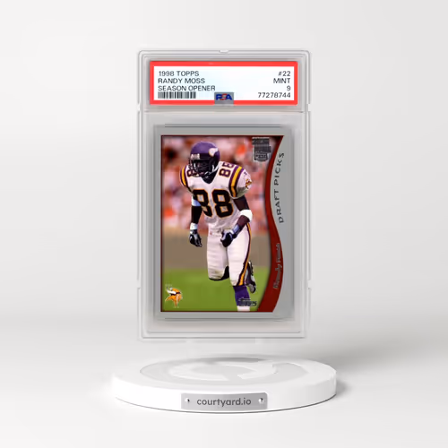 1998 Topps Season Opener #22 Randy Moss (PSA 9 MINT)