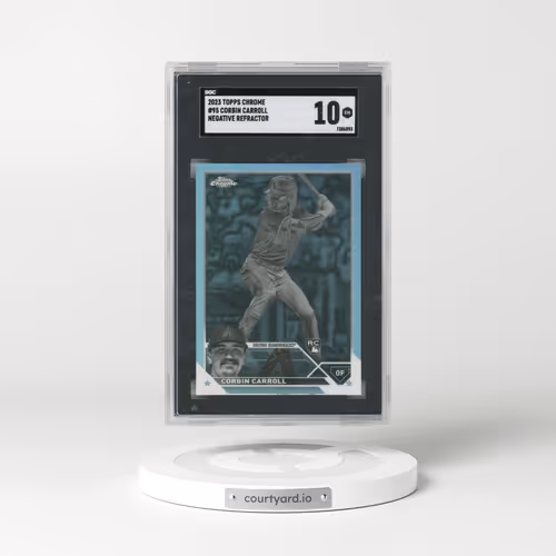 2023 Topps Chrome #95 Corbin Carroll - Negative Ref. (SGC 10 GEM MINT)