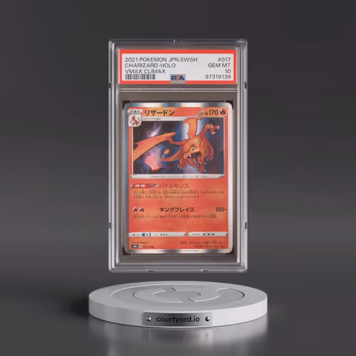 2021 Pokémon Sword & Shield Vmax Climax #017 Charizard - Holo (PSA 10 GEM MINT)