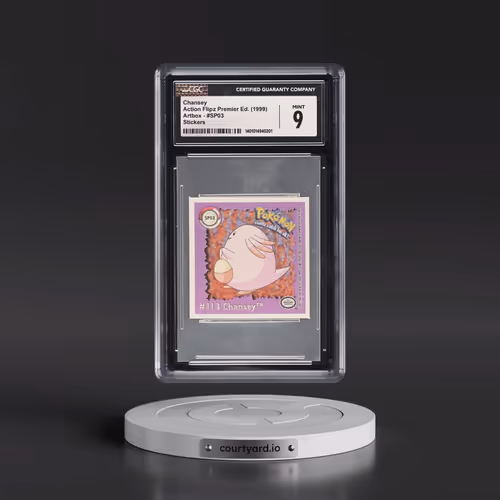 1999 Action Flipz Premier Edition (Artbox) - English #SP03 Chansey - Stickers (CGC 9 MINT)