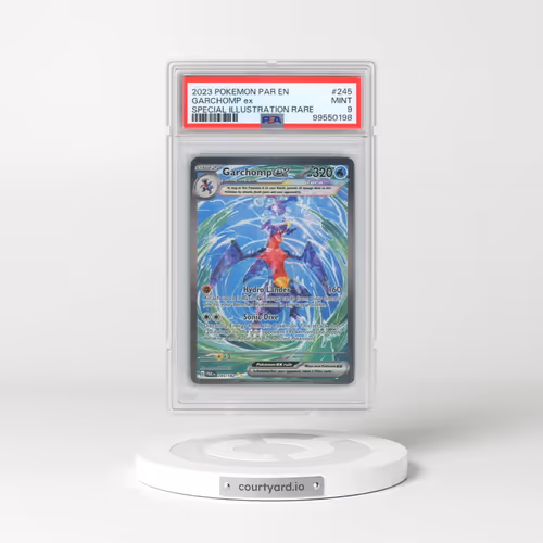 2023 Pokémon Par EN-Paradox Rift #245 Garchomp EX - Holo Special Illustration Rare (PSA 9 MINT)