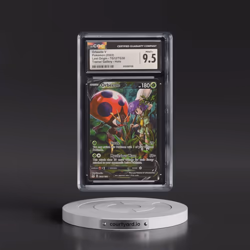 2022 Lost Origin #TG12/TG30 Orbeetle V - Trainer Gallery Holo (CGC 9.5 MINT+)