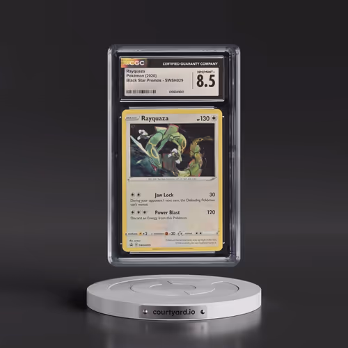 2017 Black Star Promos - Sword & Shield #SWSH029 Rayquaza - (Cosmos Holo) (CGC 8.5 NM-MT+)