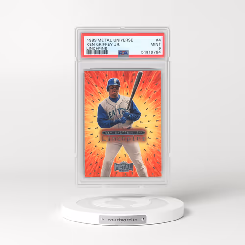 1999 Metal Universe Linchpins #4 Ken Griffey Jr (PSA 9 MINT)