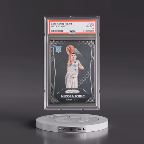 2015 Panini Prizm #335 Nikola Jokic (PSA 8 NM-MT)