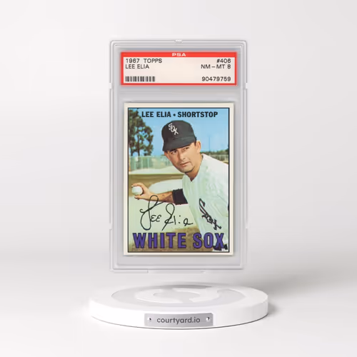 1967 Topps #406 Lee Elia (PSA 8 NM-MT)